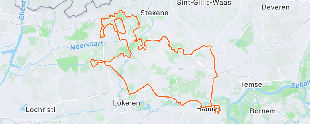 Map of the activity, Slip 'n slide met de Rudyc(ul)o's