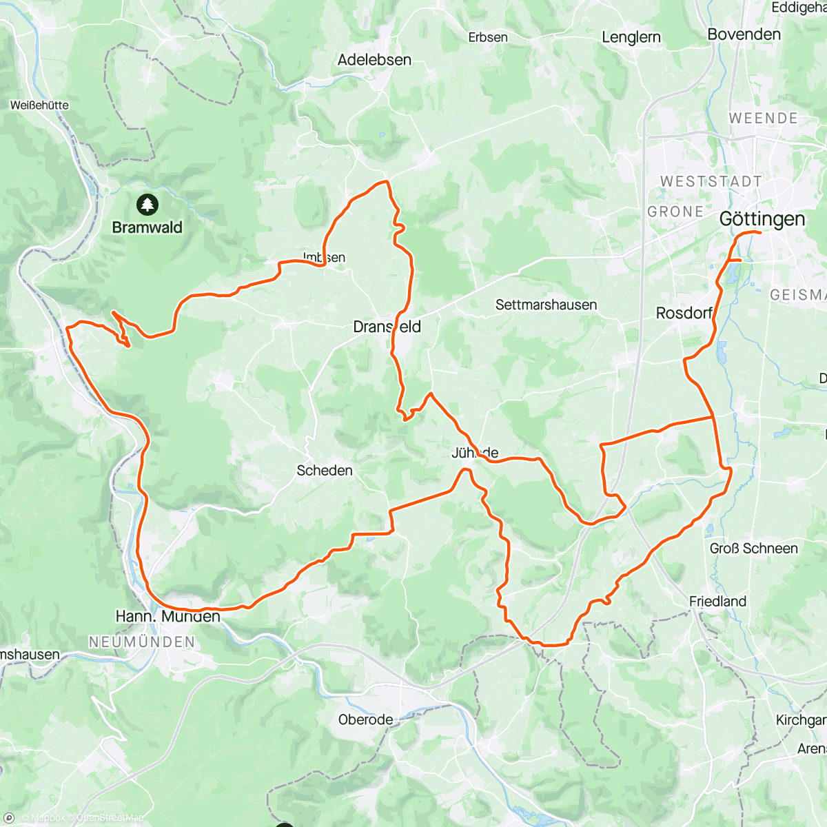 Map of the activity, Tour d'Energie 24