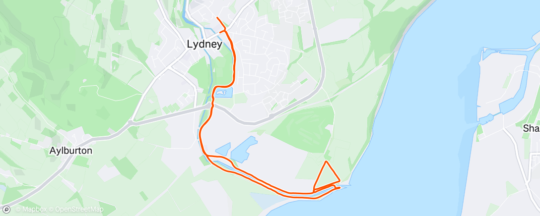 Map of the activity, Easy and strides