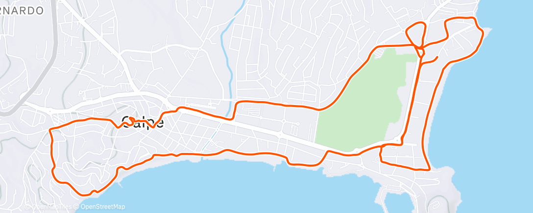 Map of the activity, Caminata de lujo con Ximo y la Morena.