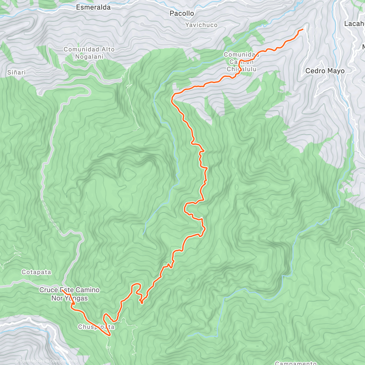 Map of the activity, ROUVY - Death Road | Yungas | Bolivia