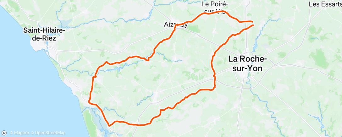 Map of the activity, Morning Ride