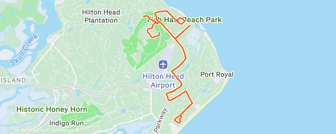 Карта физической активности (Morning Ride)