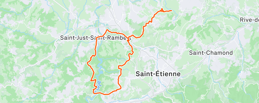 Map of the activity, Randonnée matinale