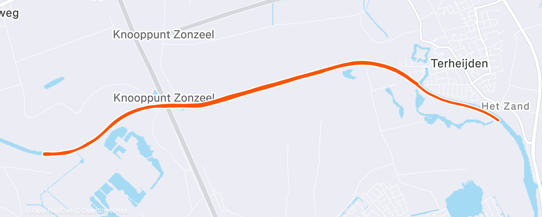 Map of the activity, Ochtendsessie roeien