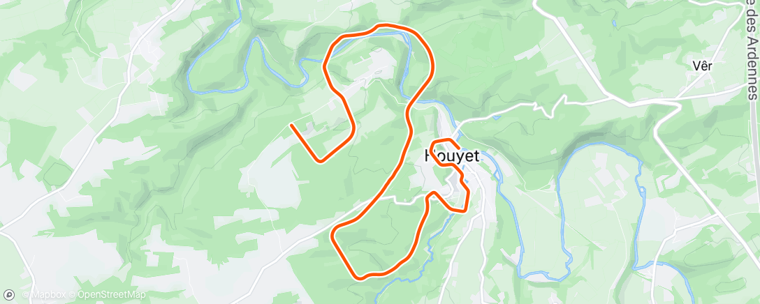 Map of the activity, MyWhoosh - 30 min z1