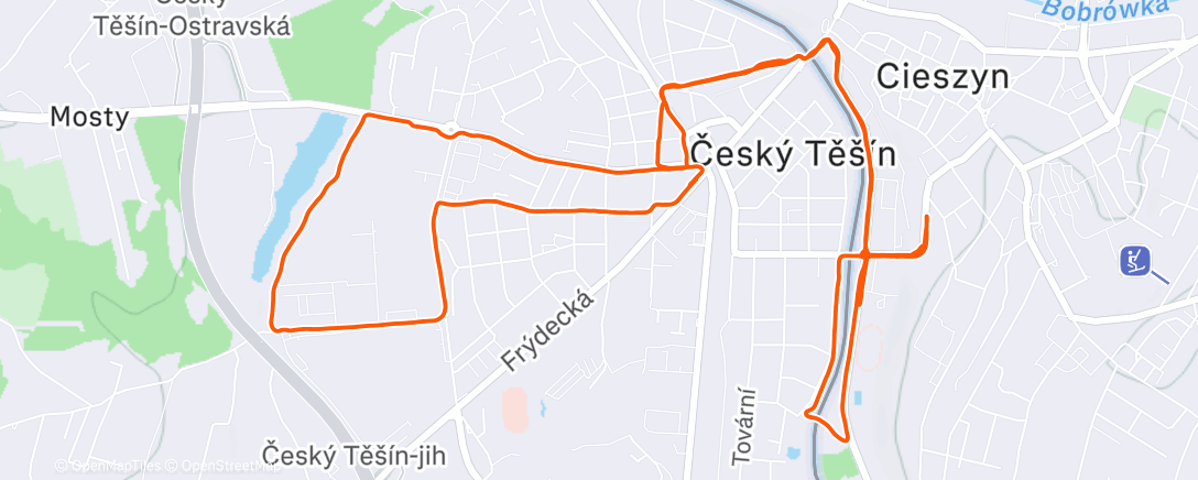 Карта физической активности (Morning Run)