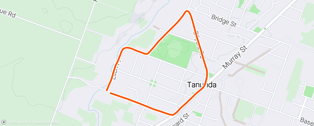 Map of the activity, First run back 🏃‍♂️
