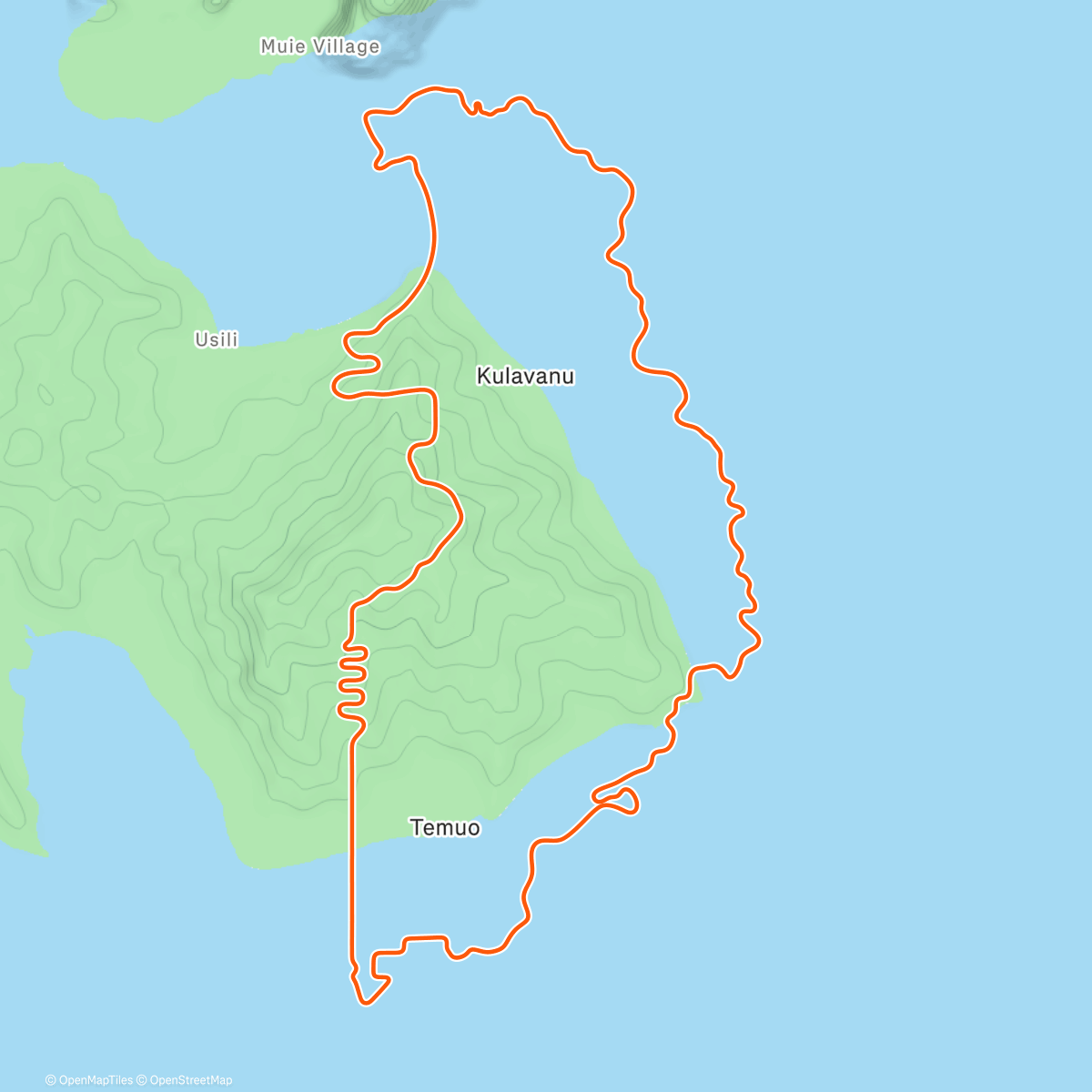Map of the activity, Zwift - 02. Endurance Escalator on Elevation Evaluation in Watopia