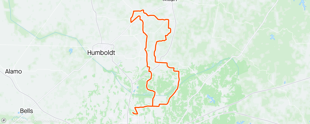 Map of the activity, Morning Ride ☀️
