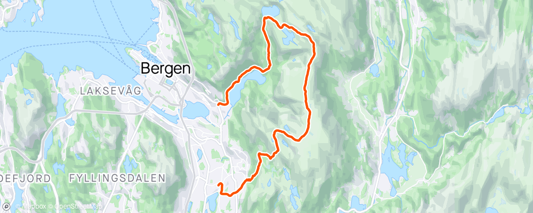 Map of the activity, Vidden-Langelivatnet-Tarlebø