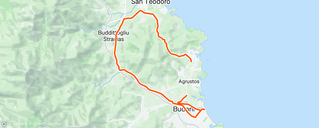 Map of the activity, Pedalatina e Cochina