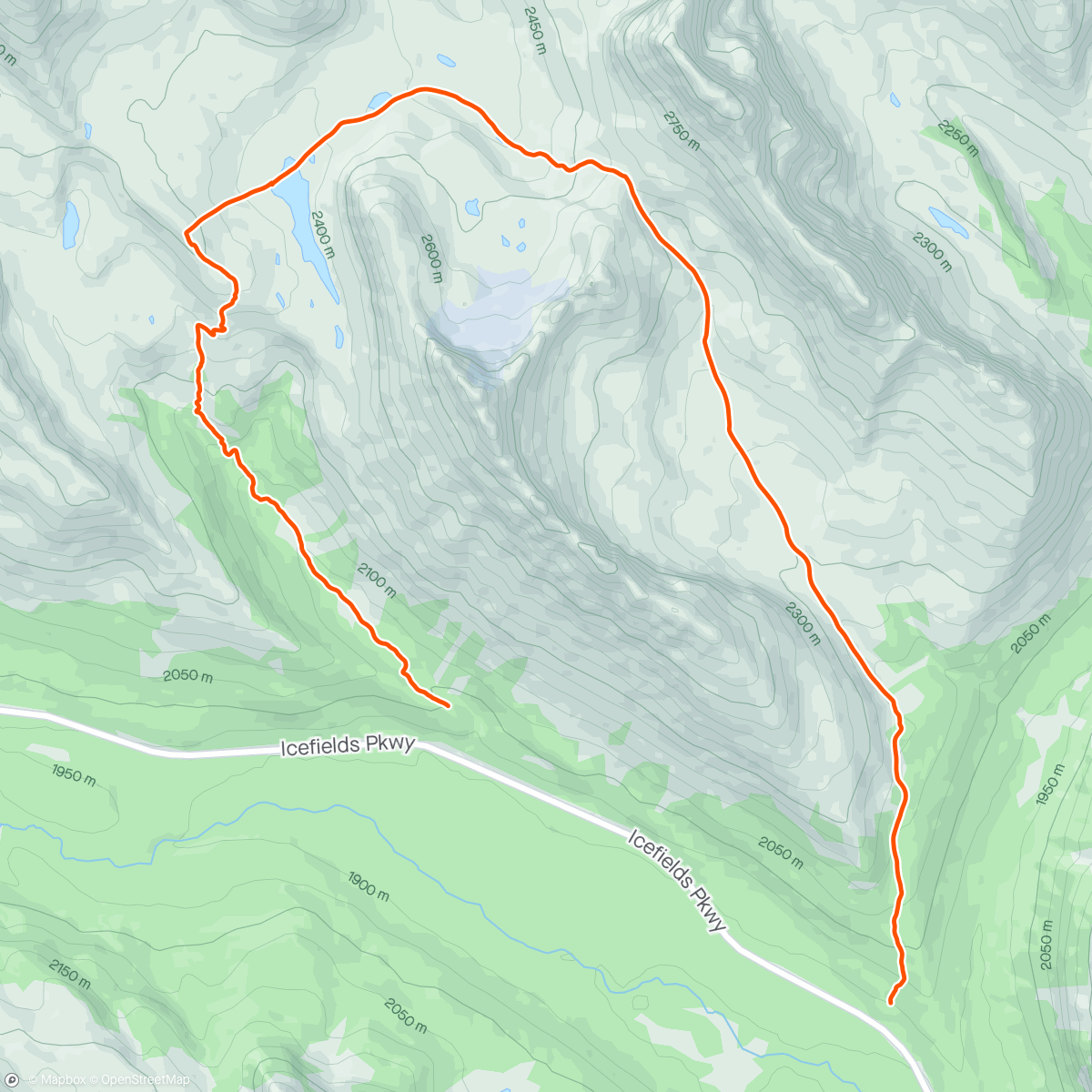 Map of the activity, Dolomite Circuit