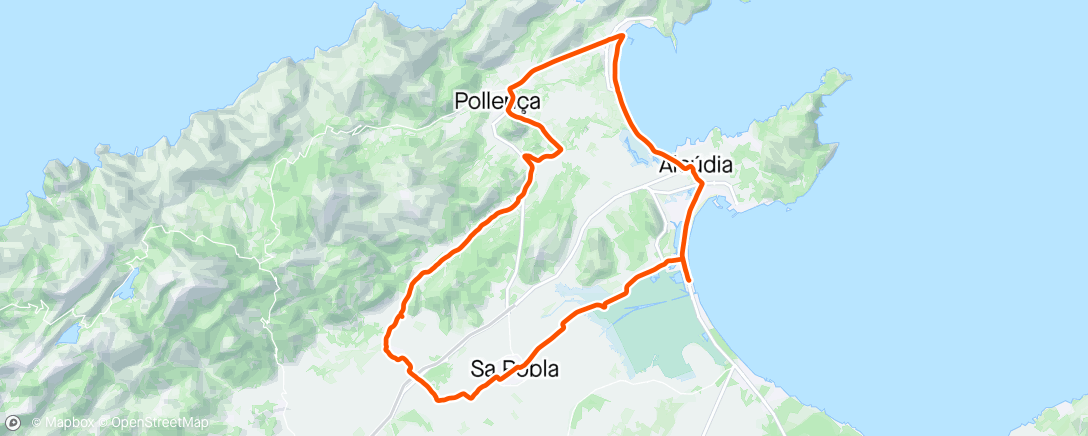 Map of the activity, Maffaytal - Sa Pobla 🌧️🌧️
