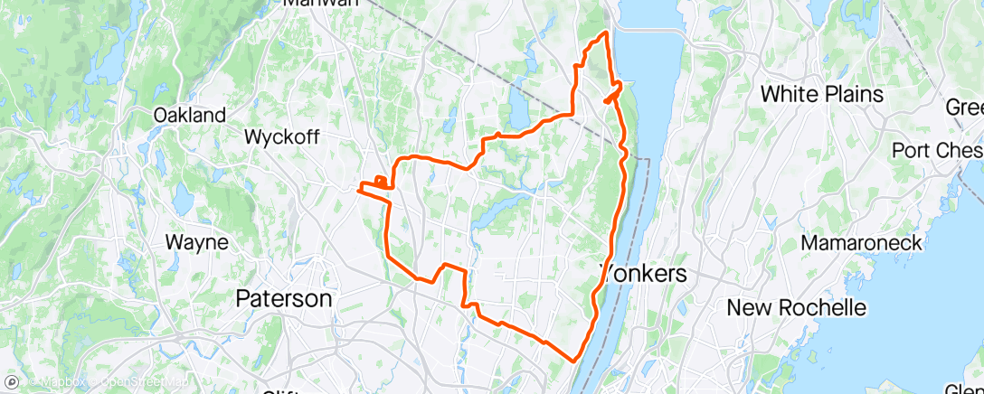 Map of the activity, Noble Cafe Ride