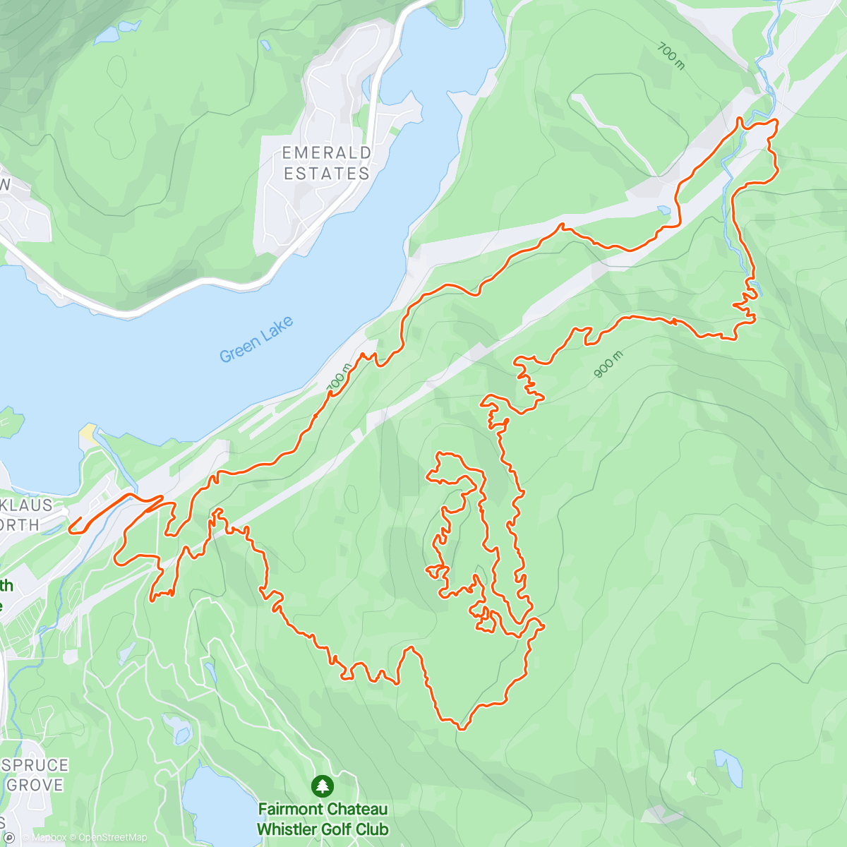 Map of the activity, Zig and zag