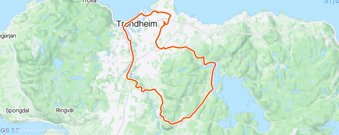Map of the activity, Bratsbergrunde