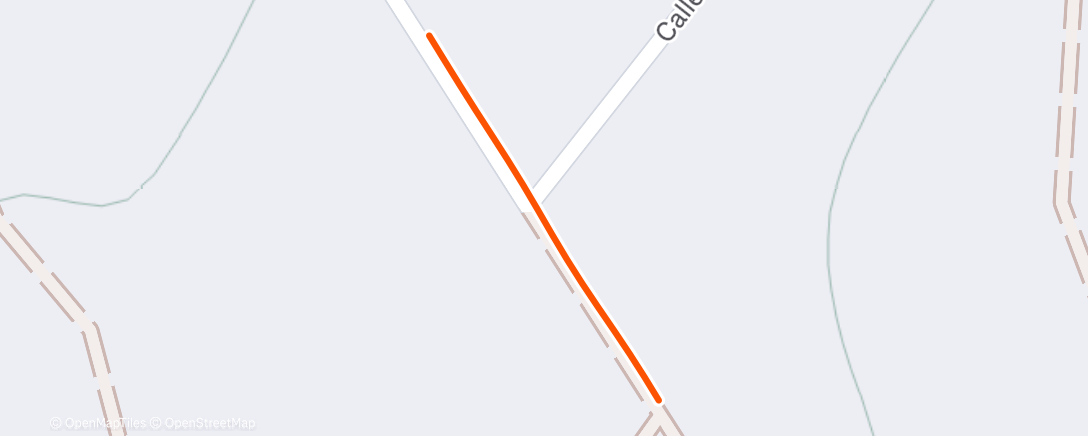 Map of the activity, Afternoon Walk