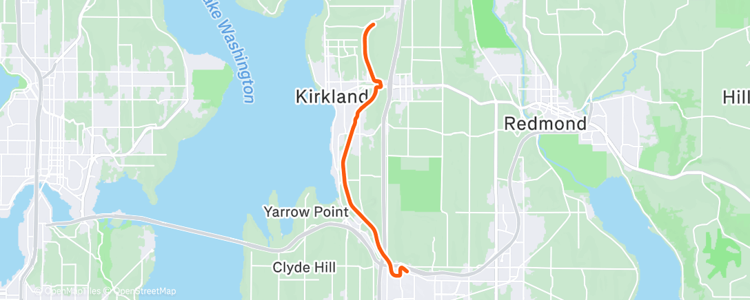 Map of the activity, Stoked about the detour
