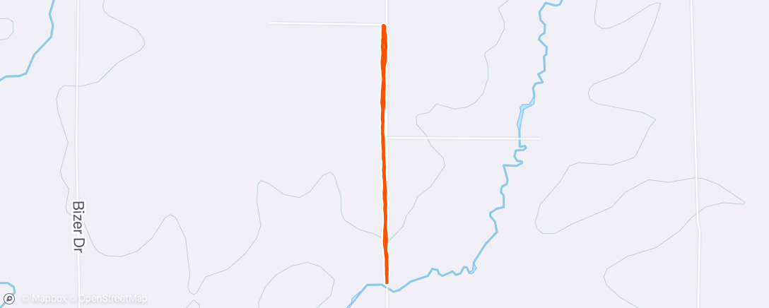 Map of the activity, Evening Walk