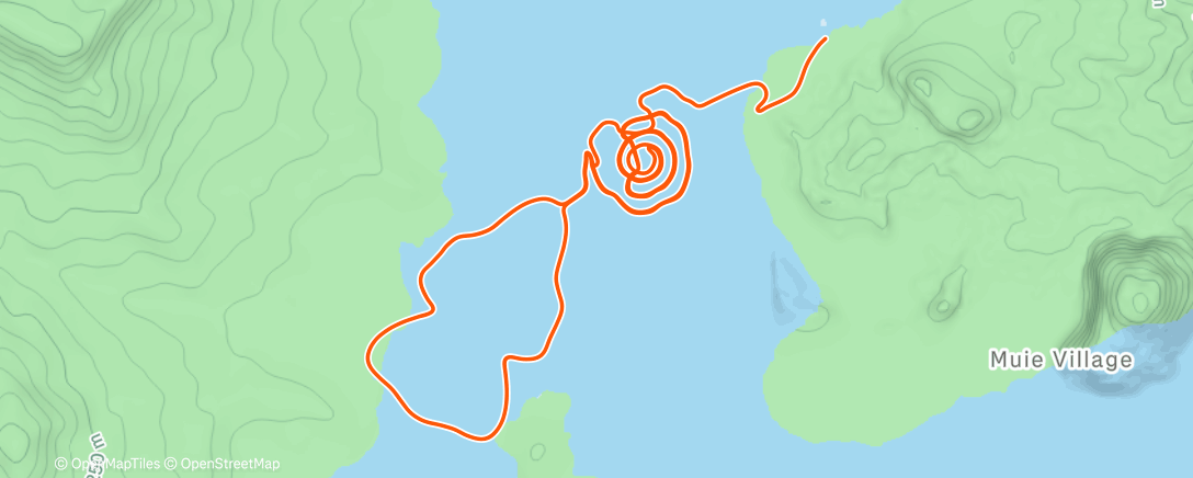 「Zwift - Loopin Lava in Watopia」活動的地圖