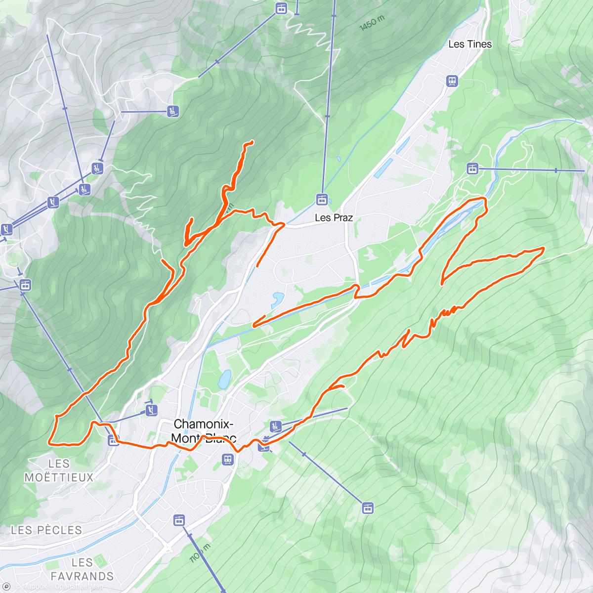 Map of the activity, Ochtendloop trail