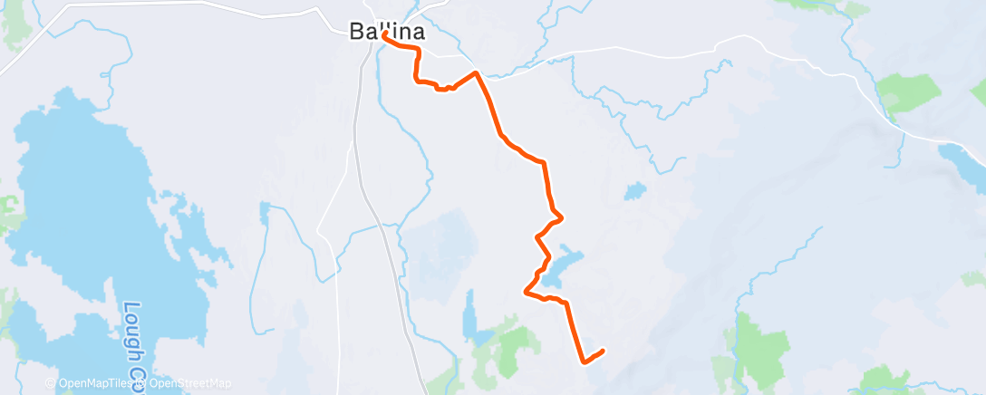 Карта физической активности (Morning Run)