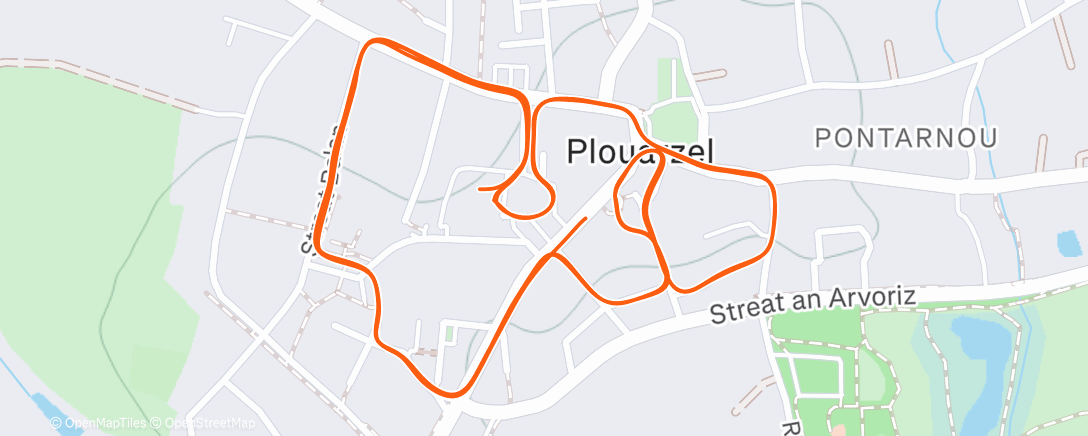 Map of the activity, Pace pour le poulain 🐎