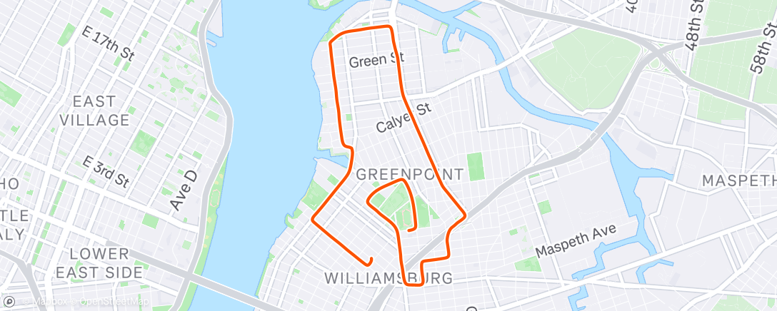 Map of the activity, Afternoon Ride