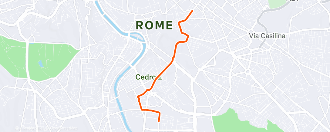 Map of the activity, Evening E-Bike Ride