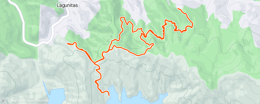Map of the activity, Lagunitas