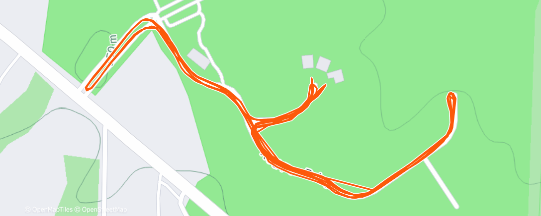 Карта физической активности (Afternoon Run)