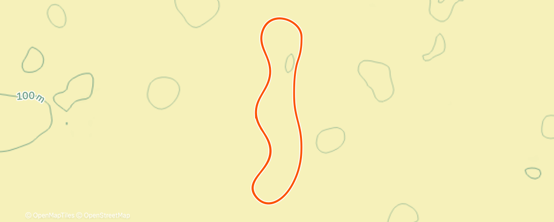 Map of the activity, MyWhoosh - Anaerobic Capacity #1