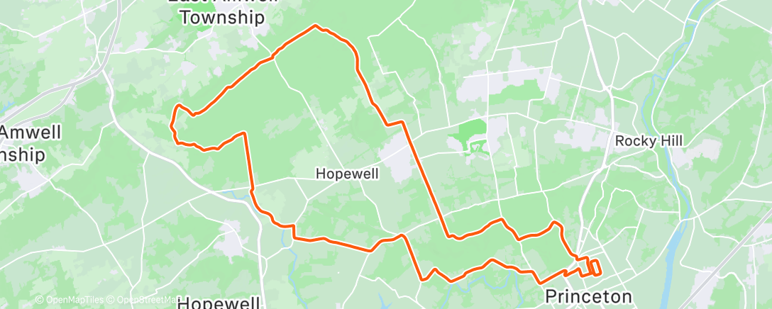 Map of the activity, Warm weather window!