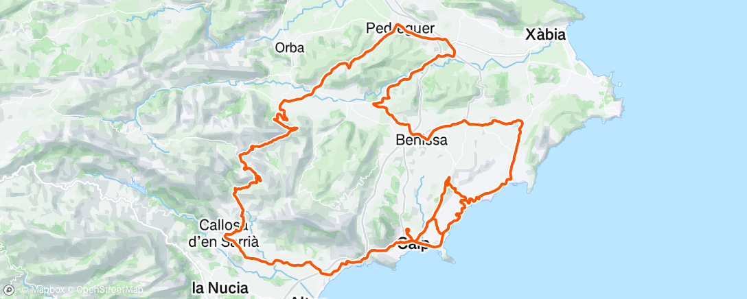 Mapa de la actividad (Ochtendrit)