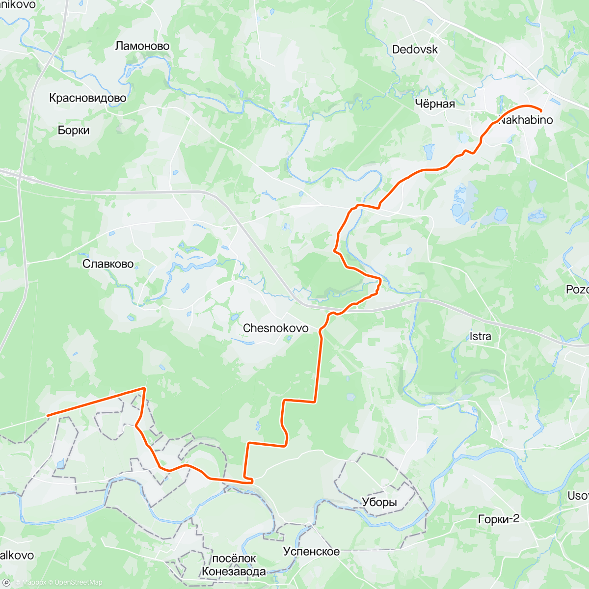 Map of the activity, С элки домой