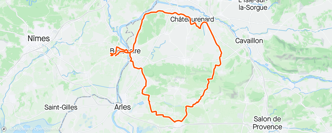 Map of the activity, Morning Ride