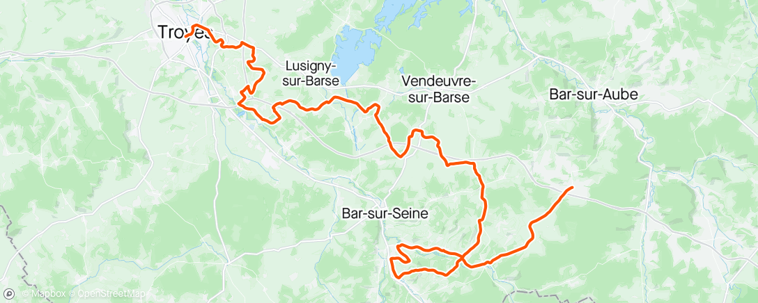 Map of the activity, Reco TDF