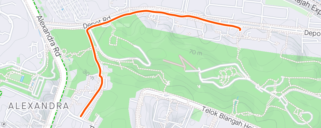 Map of the activity, Walk back to home