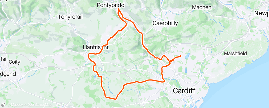 Map of the activity, Miskin Loop