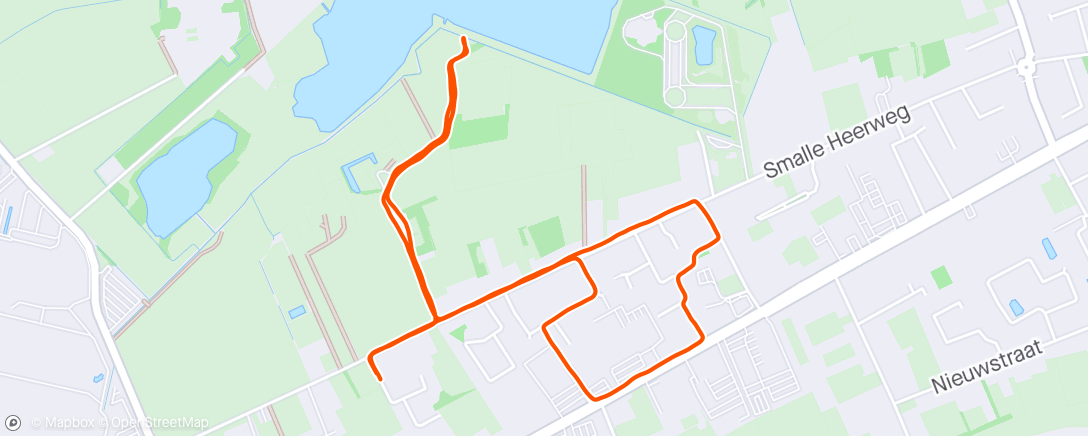 Map of the activity, Volledig uitgeregend lunchloopje 🌧🌧🌧🌧😬😬🏃‍♂️🏃‍♂️🌬🌬
