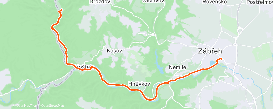 Карта физической активности (Ranní long)