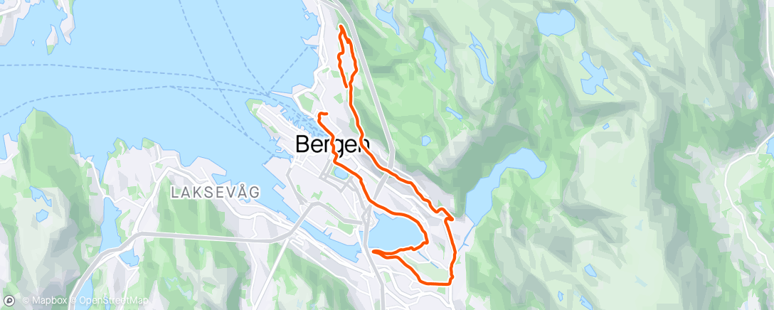 Map of the activity, Ingen vondter, men bekmørkt
