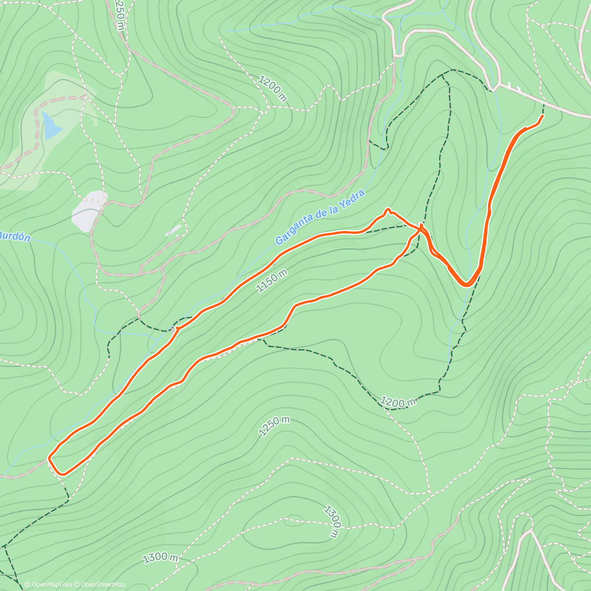 Map of the activity, Castañar del Tiemblo navideño