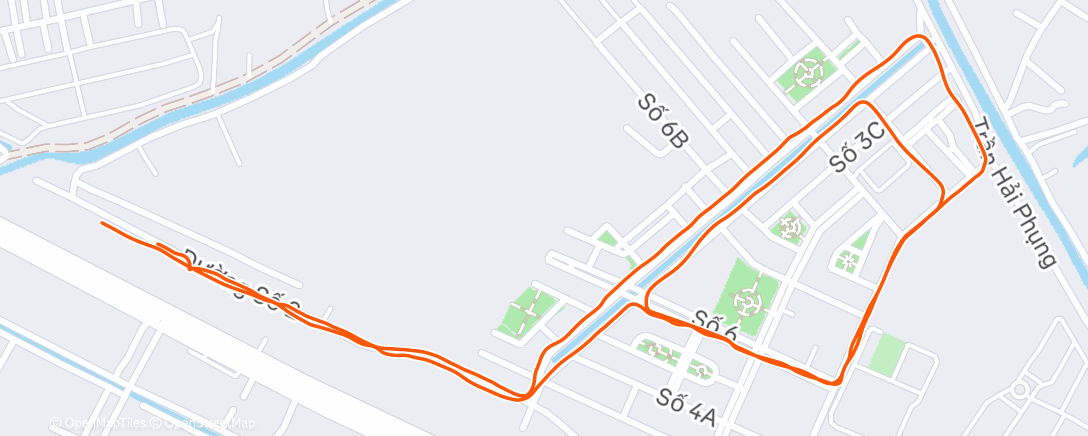 Map of the activity, Đi bộ ngoài trời