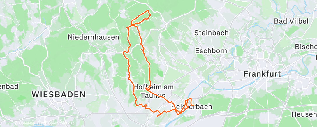 Map of the activity, Atzelberg🚴‍♂️⛰️