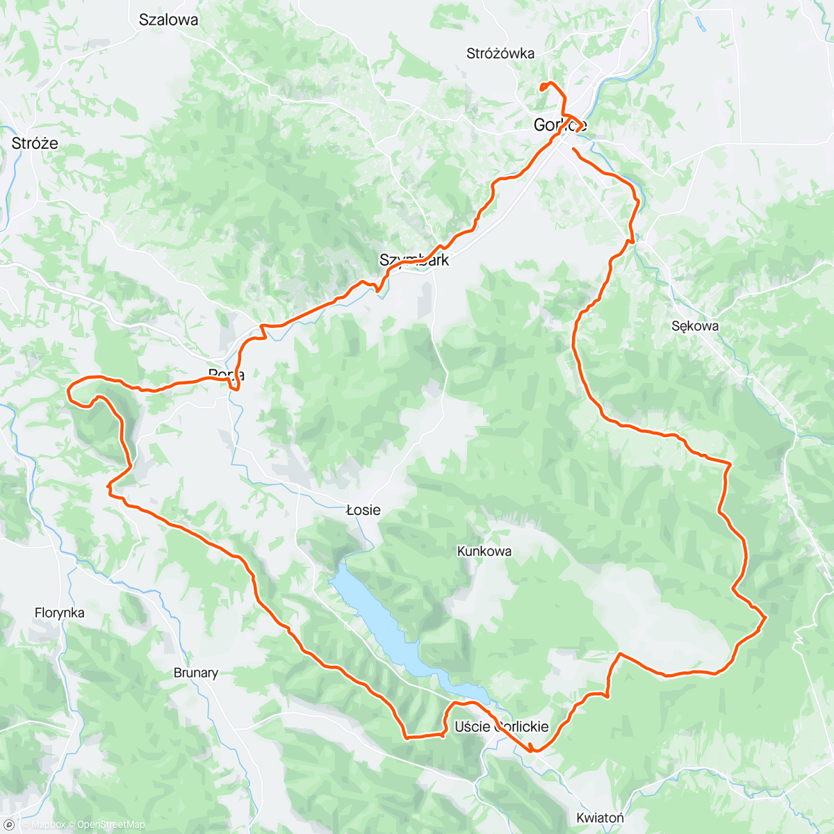 Map of the activity, Magura