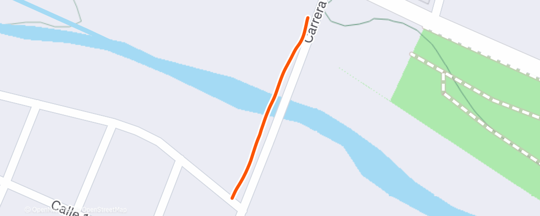 Map of the activity, Night Walk