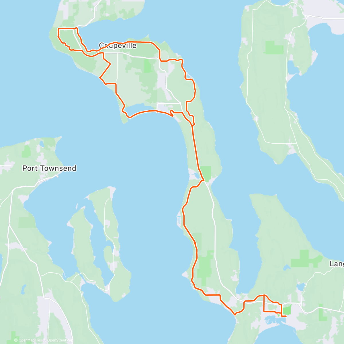 Map of the activity, Dry and windy