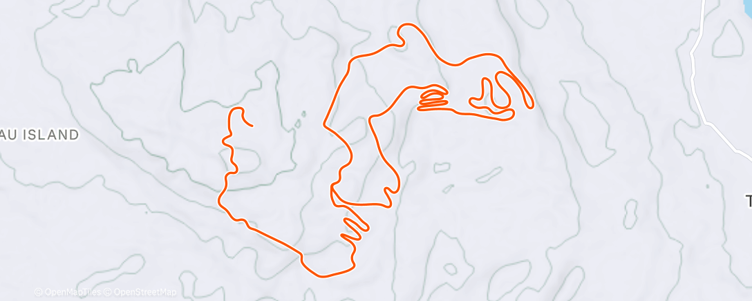 Map of the activity, Testing